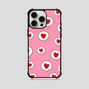 Husa personalizată Cupid pentru telefoane iPhone, Samsung, Huawei și Xiaomi - design cu inimioare și mesaje de dragoste pentru Valentine's Day